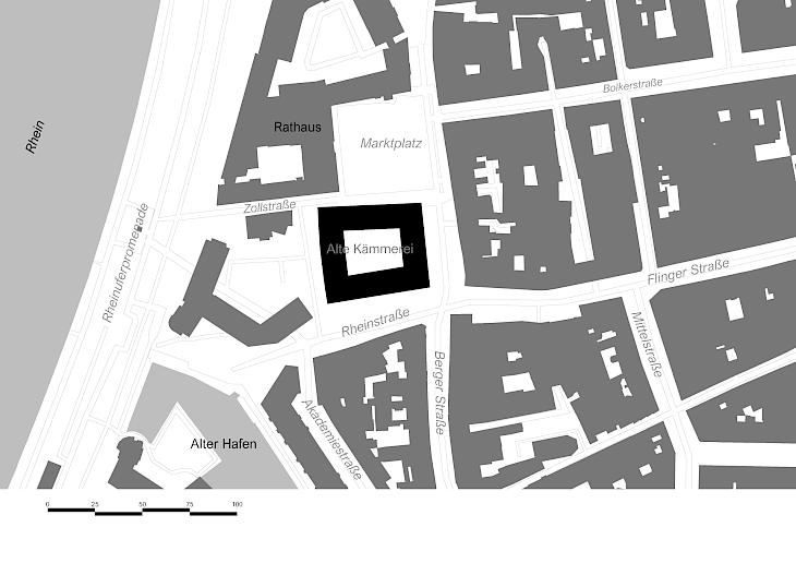 Übersichtsplan Alte Kämmerei Düsseldorf